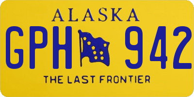 AK license plate GPH942