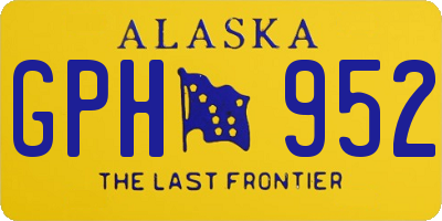 AK license plate GPH952
