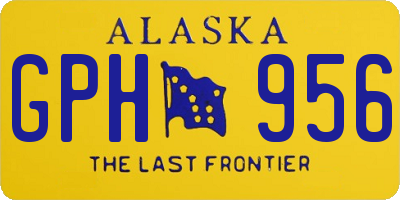 AK license plate GPH956