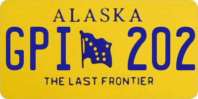 AK license plate GPI202