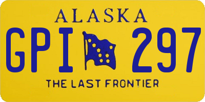AK license plate GPI297
