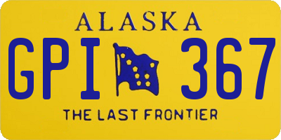 AK license plate GPI367