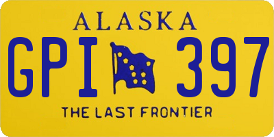 AK license plate GPI397