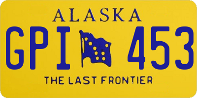 AK license plate GPI453