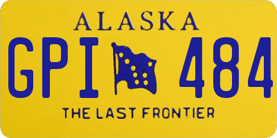 AK license plate GPI484