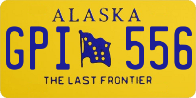 AK license plate GPI556