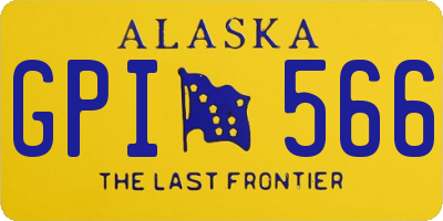 AK license plate GPI566