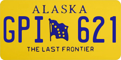 AK license plate GPI621