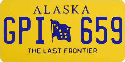 AK license plate GPI659