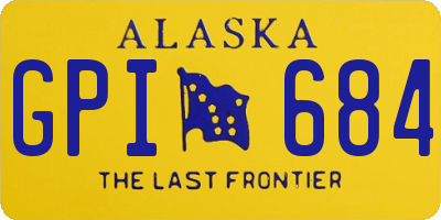 AK license plate GPI684