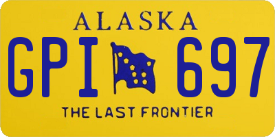 AK license plate GPI697
