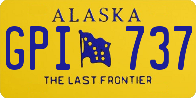 AK license plate GPI737