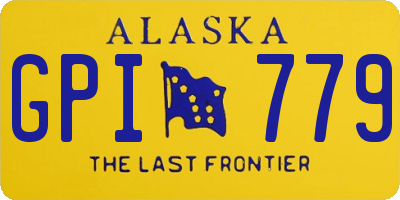 AK license plate GPI779