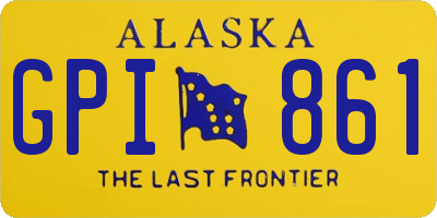 AK license plate GPI861