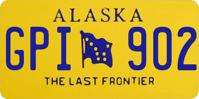 AK license plate GPI902