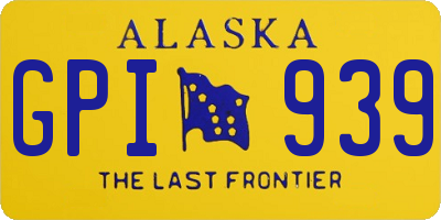 AK license plate GPI939