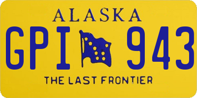 AK license plate GPI943