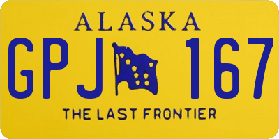AK license plate GPJ167