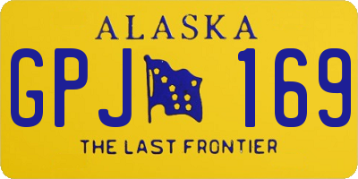 AK license plate GPJ169