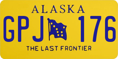 AK license plate GPJ176