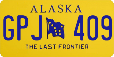 AK license plate GPJ409