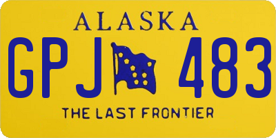 AK license plate GPJ483