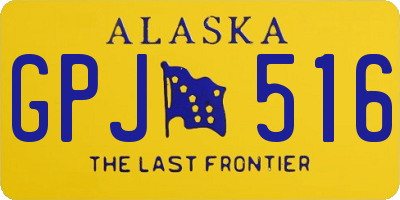 AK license plate GPJ516