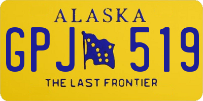 AK license plate GPJ519