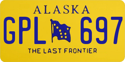 AK license plate GPL697