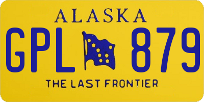 AK license plate GPL879