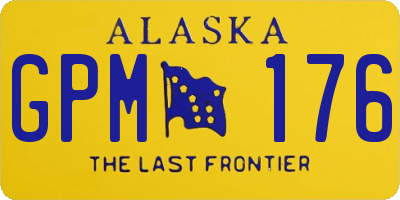 AK license plate GPM176