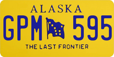 AK license plate GPM595