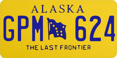 AK license plate GPM624