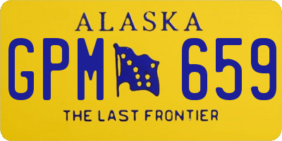 AK license plate GPM659