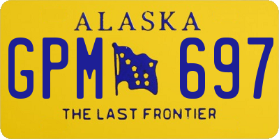 AK license plate GPM697