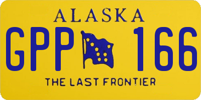 AK license plate GPP166