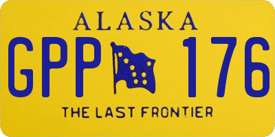 AK license plate GPP176