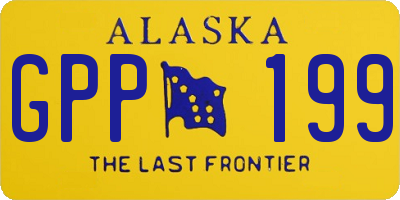 AK license plate GPP199