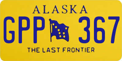 AK license plate GPP367