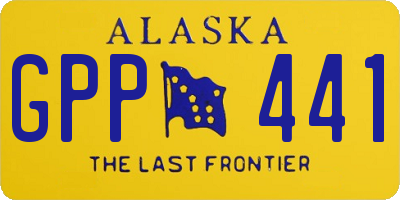 AK license plate GPP441