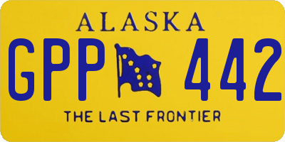 AK license plate GPP442