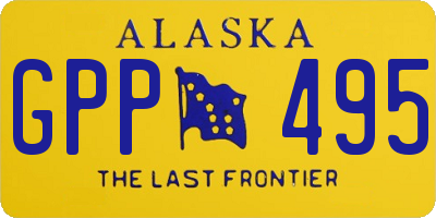 AK license plate GPP495