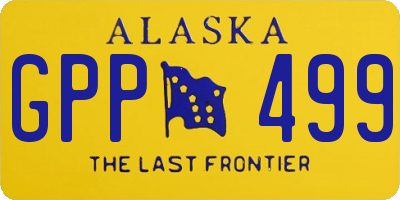 AK license plate GPP499