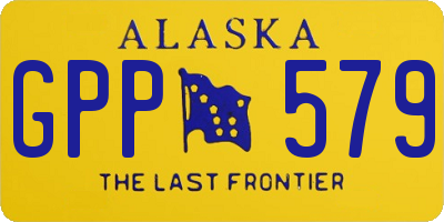 AK license plate GPP579