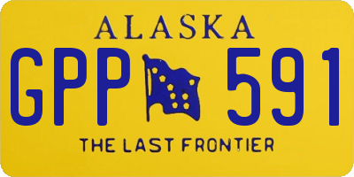 AK license plate GPP591
