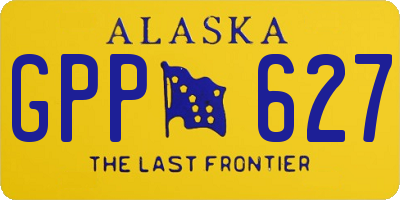 AK license plate GPP627