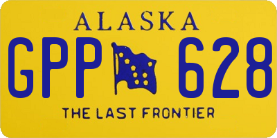 AK license plate GPP628