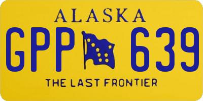 AK license plate GPP639