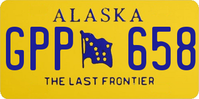 AK license plate GPP658