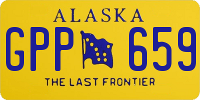 AK license plate GPP659